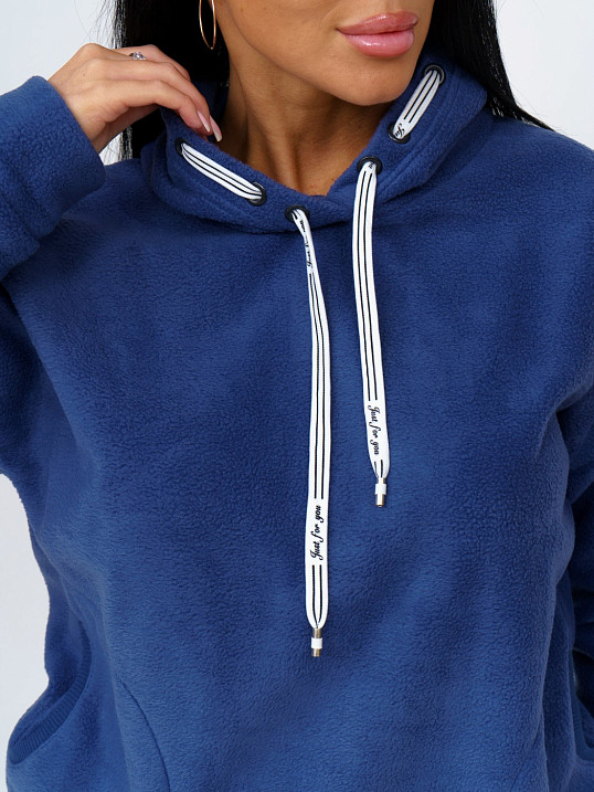 Толстовка Флис индиго