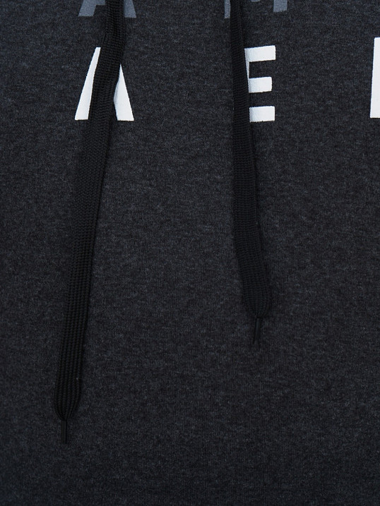 Толстовка мужская Тайм т.серый/меланж 3-х нитка начес