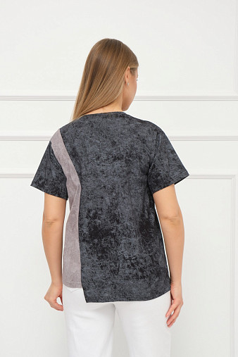 Футболка женская Рефлекс антрацит/серый