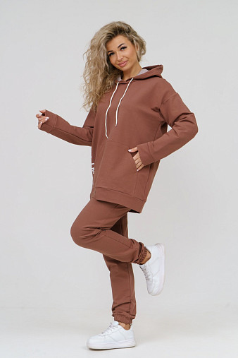 Костюм Челси футер 2-х нитка шоколад