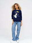 Лонгслив Николь т.индиго