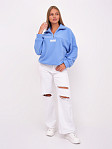 Толстовка жен. Тренд-2 флис голубой