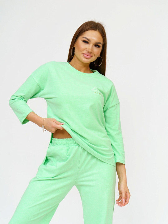 Толстовка женская Мегаполис зеленый