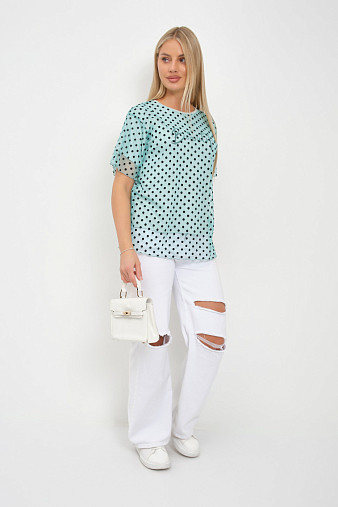 Футболка женская Бьюти вискоза ментол