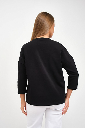 Свитшот женский Одри черный