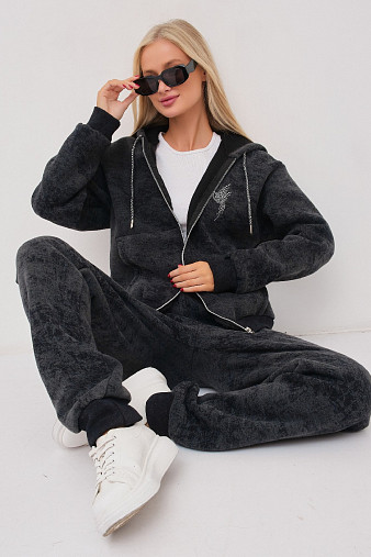 Костюм женский Дюна начёс черный