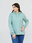 Толстовка женская Гамма на молнии аква