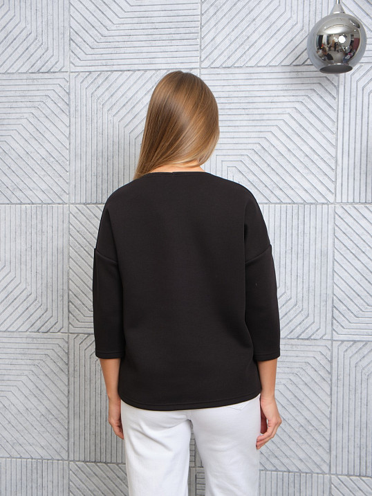 Свитшот женский Бьюти черный