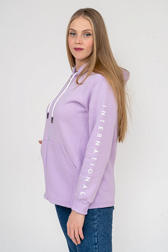 Толстовка женская Гамма на молнии лаванда
