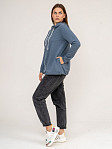 Толстовка женская Мираж футер индиго