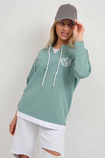 Свитшот женский Гранд св.изумруд