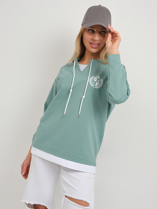 Свитшот женский Гранд св.изумруд