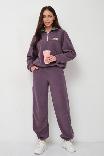 Костюм жен. Тренд флис т.лиловый