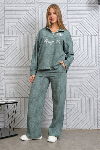 Костюм женский Верона варенка фисташка