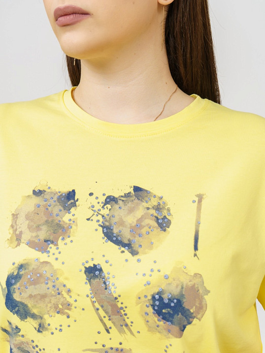 Футболка женская Элен лимон