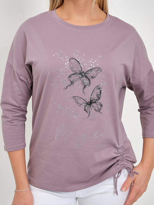 Лонгслив женский Сати корица