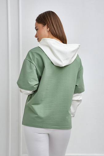 Толстовка женская Венди фисташка