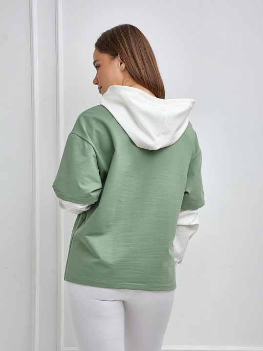 Толстовка женская Венди фисташка