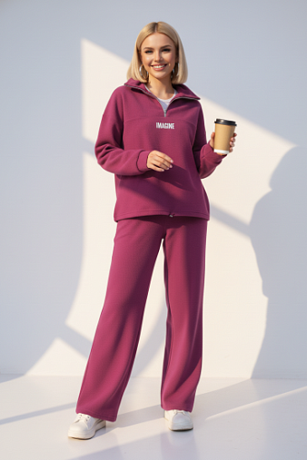 Костюм жен. Тренд-2 флис лиловый