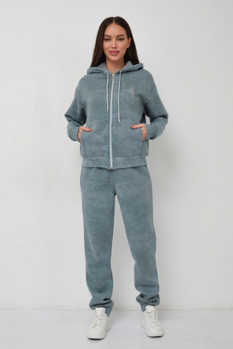 Костюм женский Дюна начёс фисташка