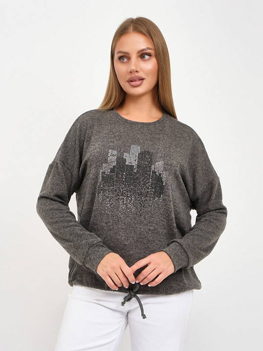 Джемпер женский Келли-2 серый