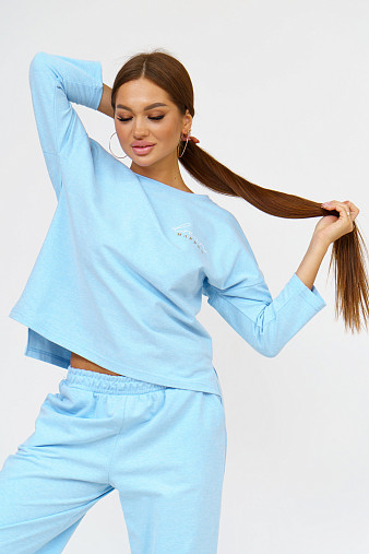 Костюм женский Мегаполис голубой