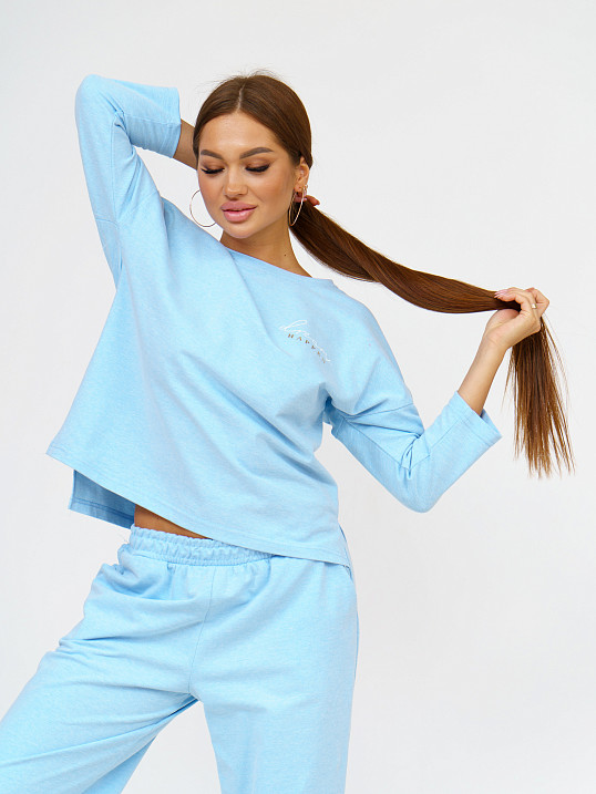 Костюм женский Мегаполис голубой