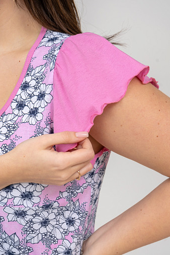 Ночная сорочка Крыло розовый