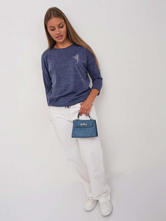 Джемпер Оливия индиго