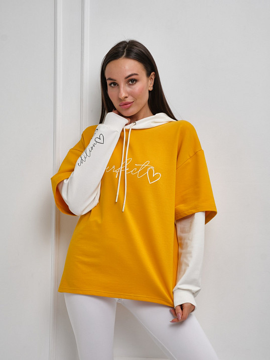 Толстовка женская Венди горчица