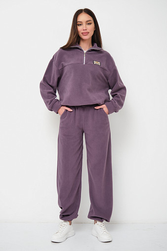 Костюм жен. Тренд флис т.лиловый