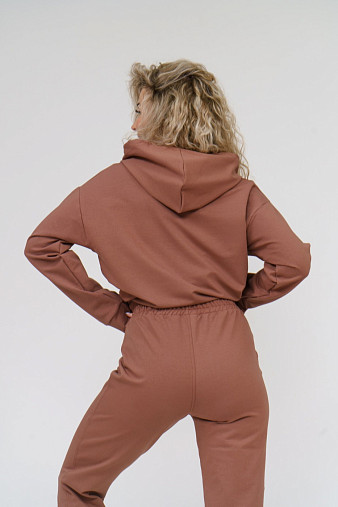 Костюм Челси футер 2-х нитка шоколад