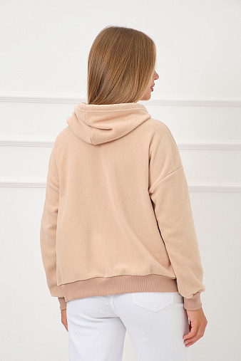 Толстовка женская Бэлла флис беж