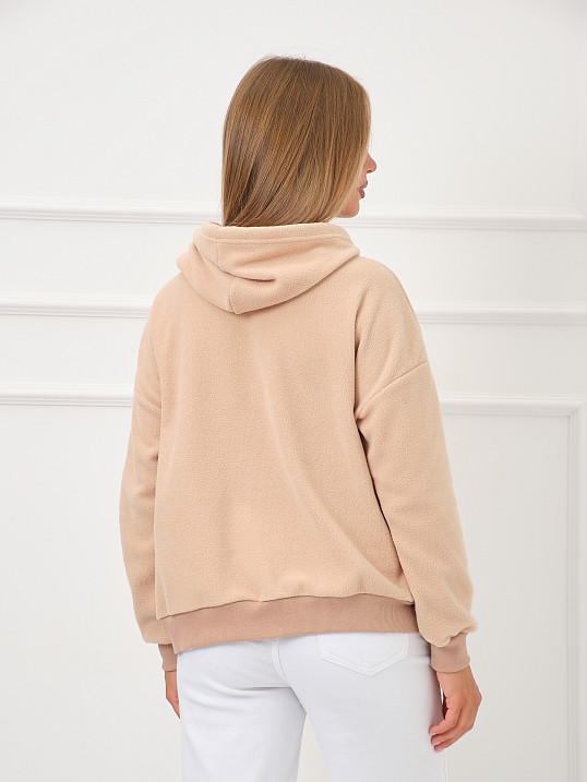 Толстовка женская Бэлла флис беж