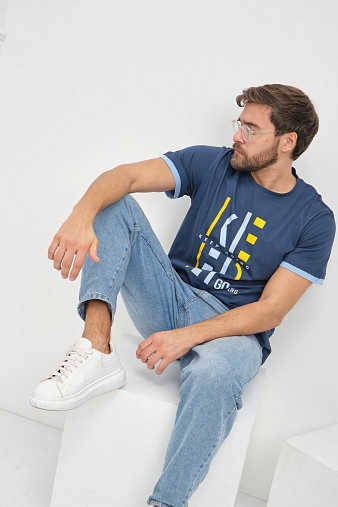 Футболка мужская Фантом индиго