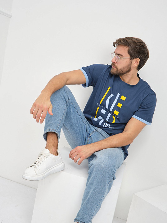 Футболка мужская Фантом индиго