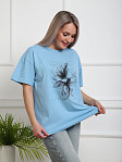 Футболка женская Жанет голубой