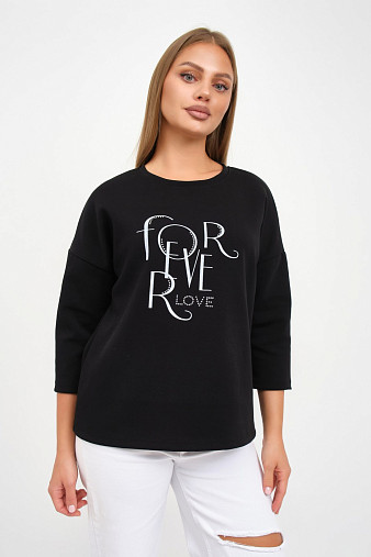 Свитшот женский Одри черный