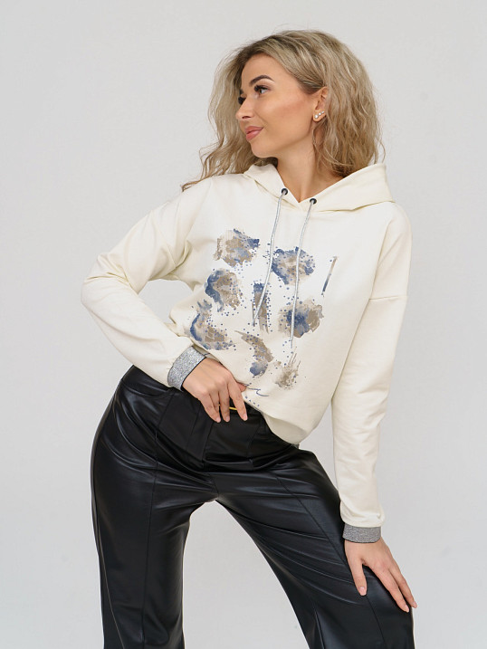 Толстовка женская Элен экрю