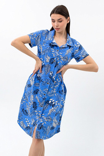 Халат Анна василёк/ветка