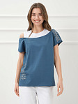 Футболка женская Мирэль петроль