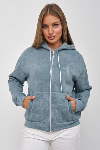 Толстовка женская Дюна начёс фисташка