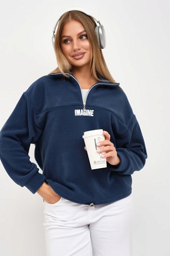 Толстовка жен. Тренд-2 флис петроль