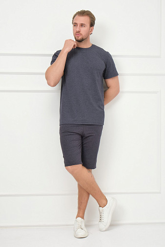 Костюм Эверест мужской синий меланж