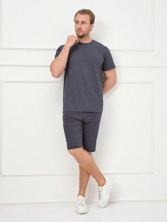 Костюм Эверест мужской синий меланж