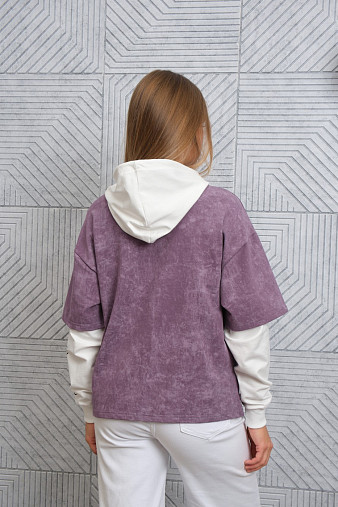 Толстовка женская Венди варенка лиловый