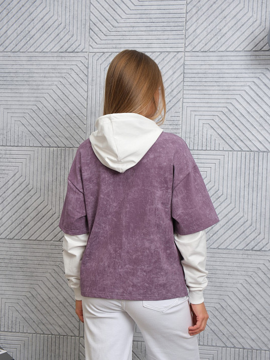 Толстовка женская Венди варенка лиловый
