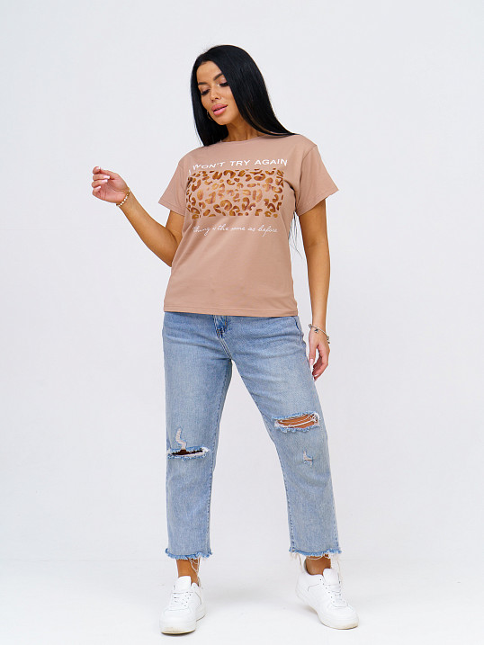 Футболка женская Импульс капучино