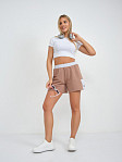 Шорты женские Рокси футер песочный