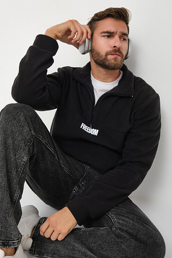 Толстовка муж. Драйв флис черный